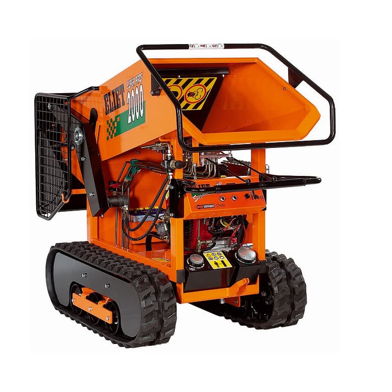 Mobilní štěpkovač pásový