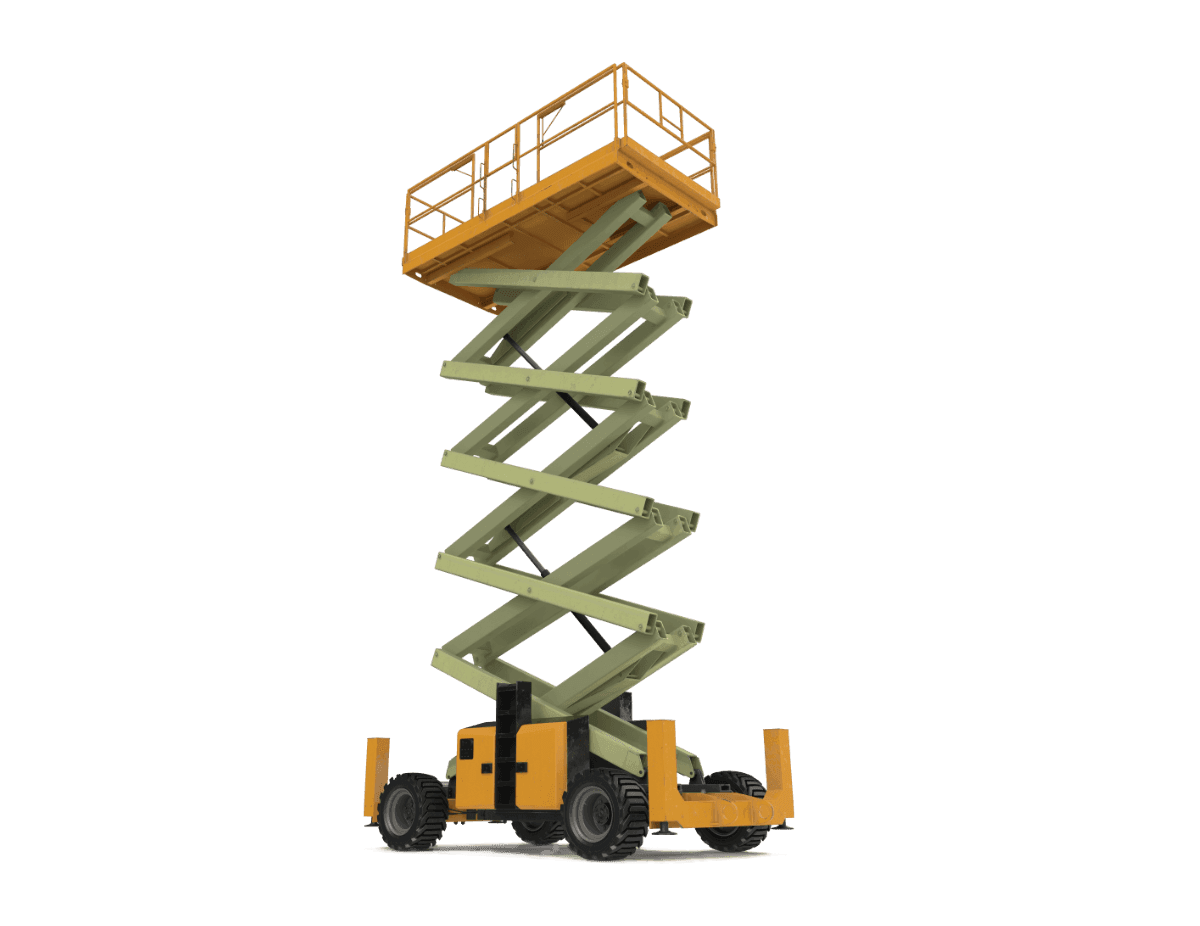 Nůžková plošina terénní 15 m